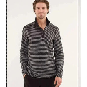 Lululemon Studio 1/2 Zip
Classic Stripe Heathered Black / Black Size S/M